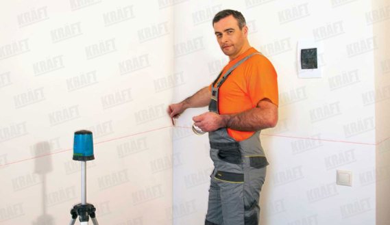 Instrukcja do samodzielnego montażu sufitu podwieszanego KRAFT: oznakowanie sufitu