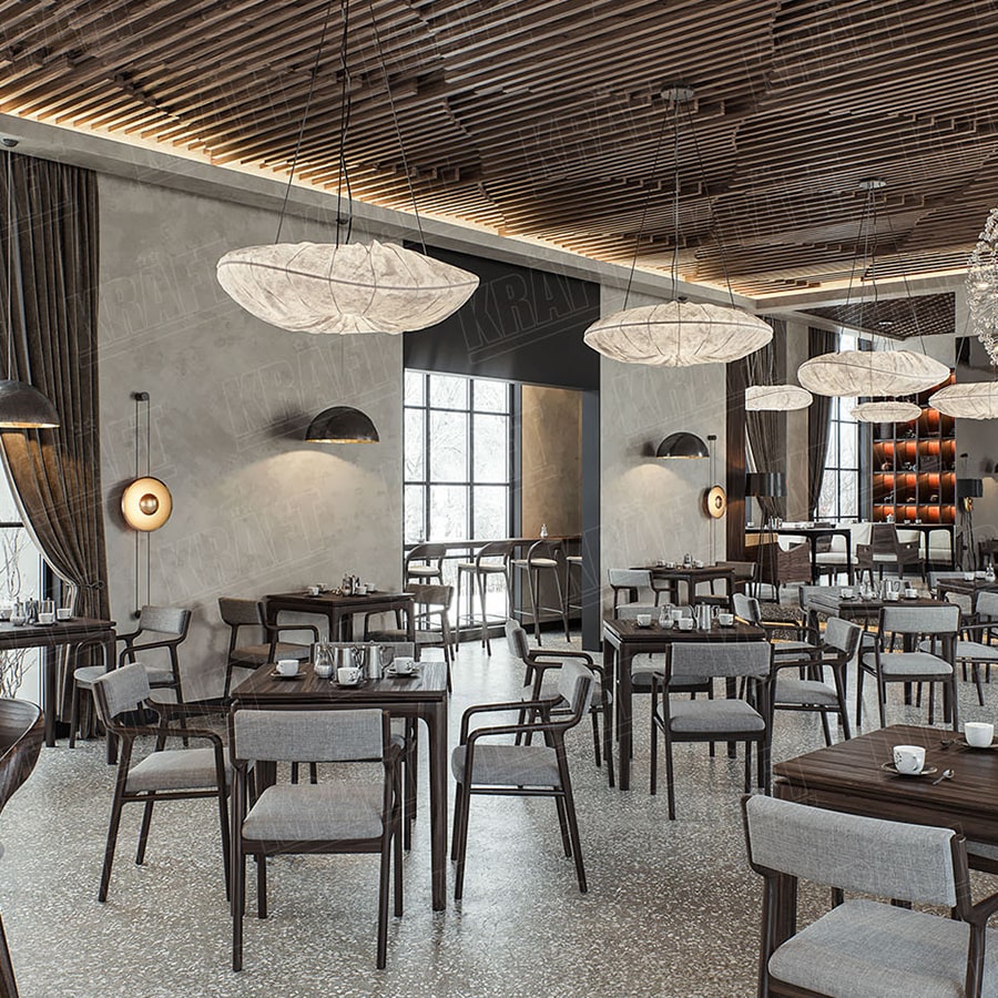Sufity podwieszane do kawiarni, restauracji, zakładów gastronomicznych