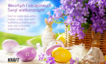Cały zespół KRAFT życzy Wam radosnych świąt Wielkiej Nocy!
