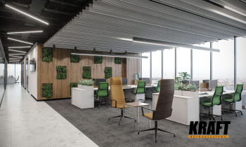 Screen ceiling and special lighting - how to transform the office? (+12 photo)