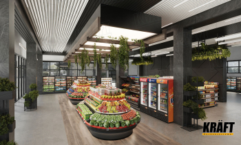 New article: benefits of linear strip ceiling for minimarket