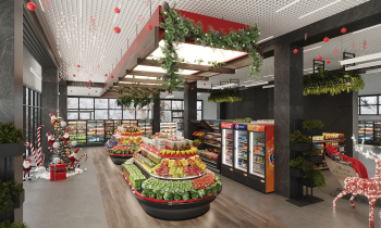 White open cell ceiling at special winter price!