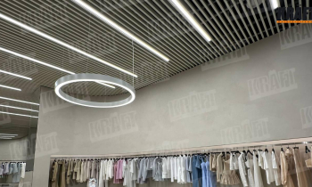 The Magic of Lines in a Fashionable Store Space