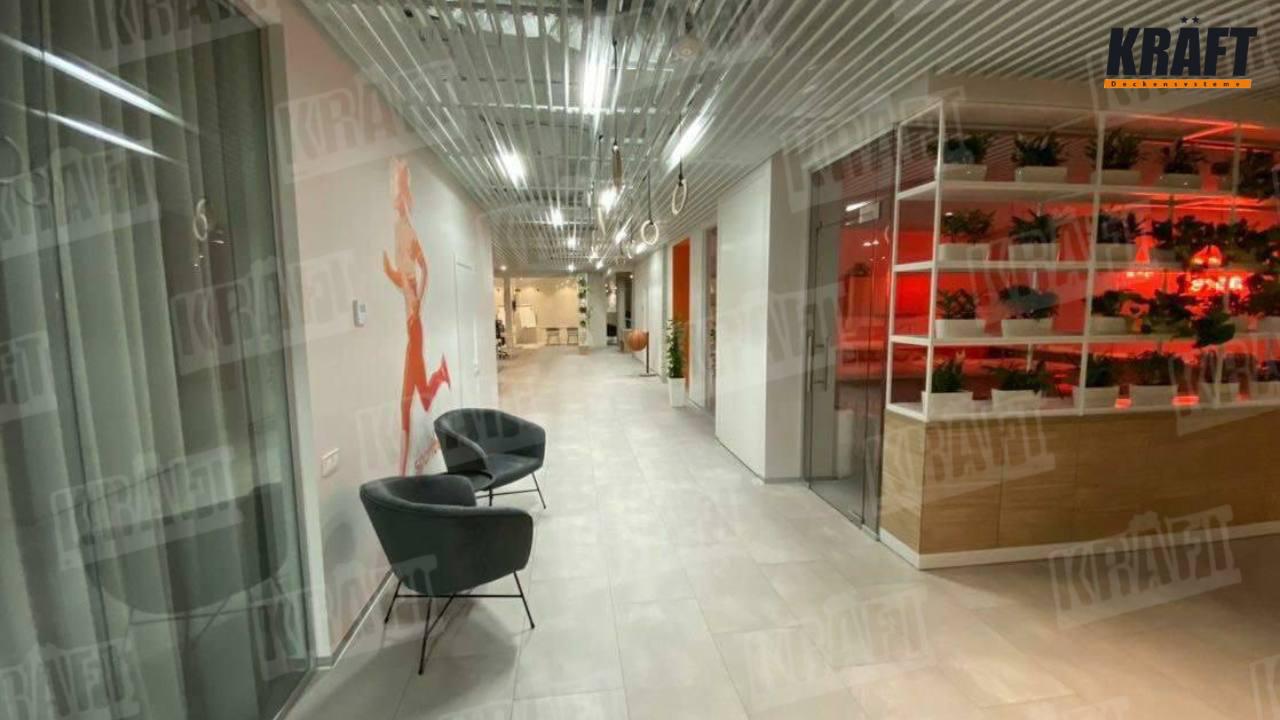 Світильники KRAFT Led, інтегровані в підвісні стелі