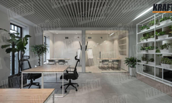 KRAFT рlate-shaped rail: a Modern Solution for Sportbank’s Head Office