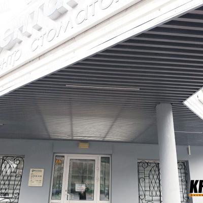 Projekt zadaszenia nad grupą wejściową / Canopies above the entrance group