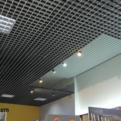 Sklep. Klasyczny sufit rastrowy, schemat „dzień i noc” / Store