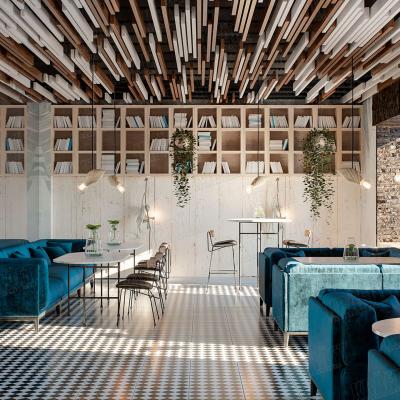 Wnętrza 3D z listwa kubiczna KRAFT / 3D interiors cube-shaped rail